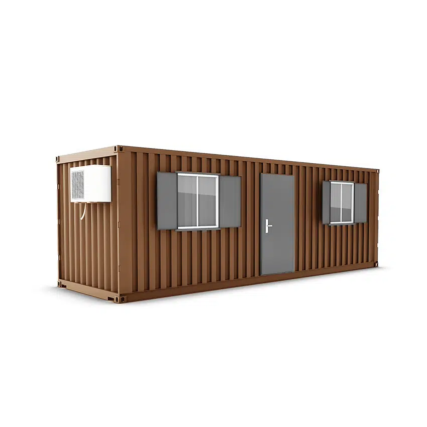 Ausgebaute Container